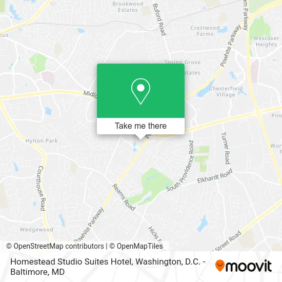 Homestead Studio Suites Hotel map