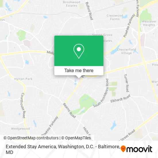 Extended Stay America map
