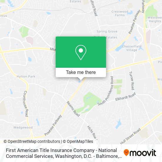 First American Title Insurance Company - National Commercial Services map