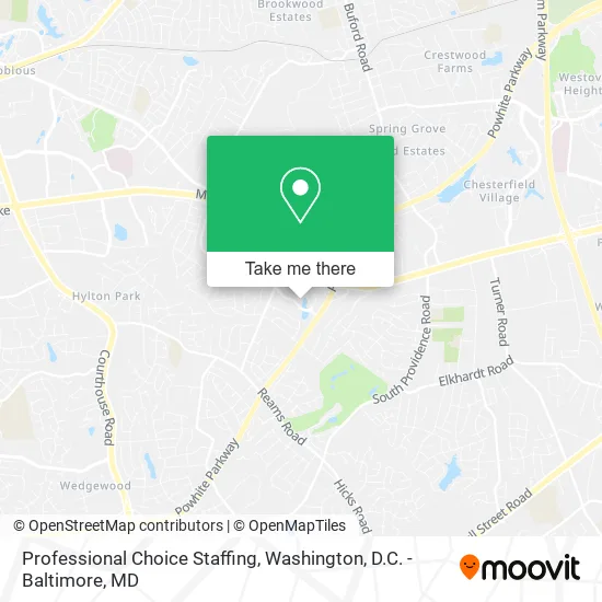Professional Choice Staffing map