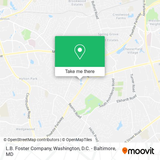 L.B. Foster Company map