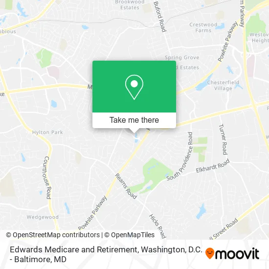 Edwards Medicare and Retirement map