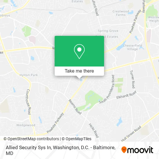 Allied Security Sys In map