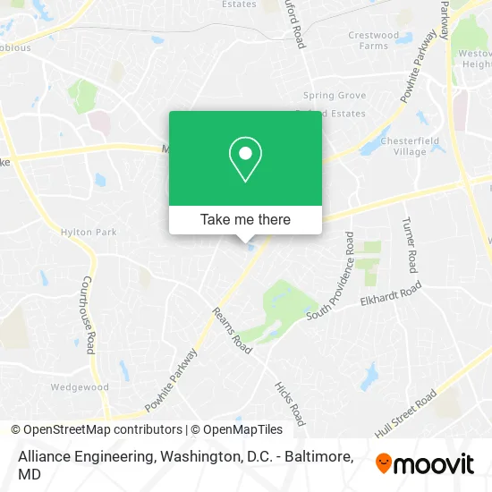 Alliance Engineering map