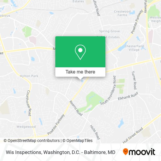 Mapa de Wis Inspections