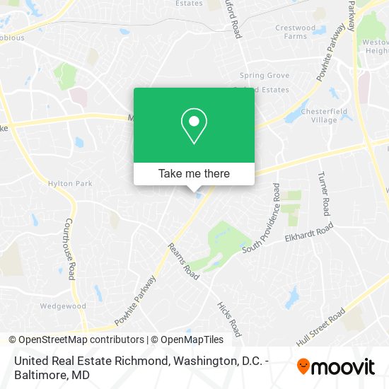 Mapa de United Real Estate Richmond