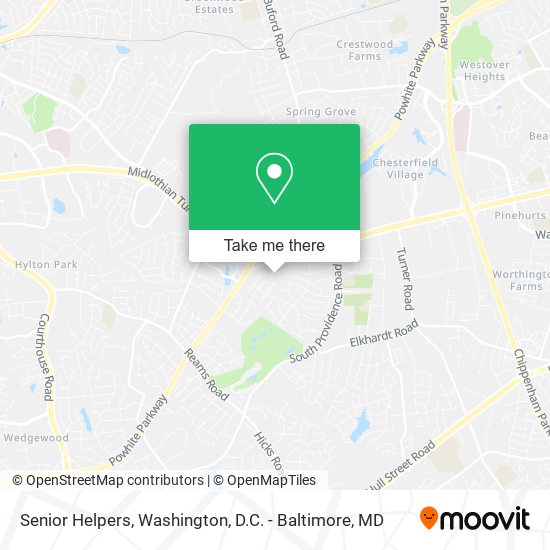 Senior Helpers map