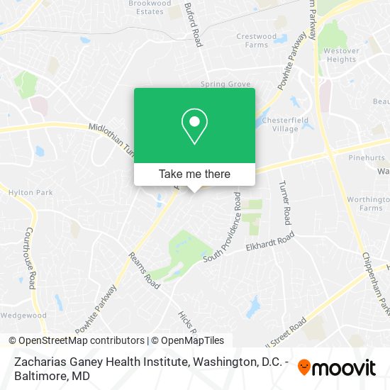 Zacharias Ganey Health Institute map