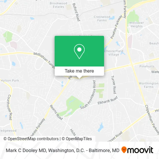 Mark C Dooley MD map