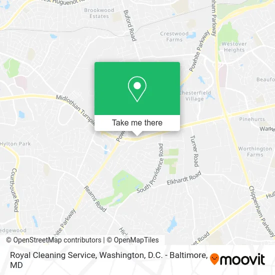 Royal Cleaning Service map