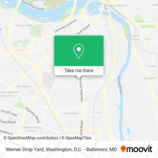 Werner Drop Yard map