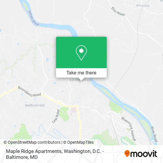 Maple Ridge Apartments map
