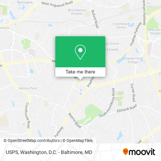 USPS map