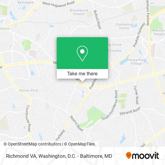 Richmond VA map