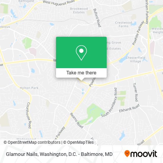 Glamour Nails map