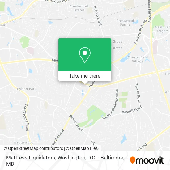 Mattress Liquidators map