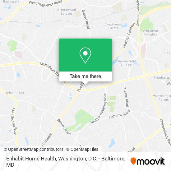 Enhabit Home Health map