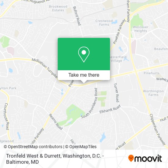 Mapa de Tronfeld West & Durrett