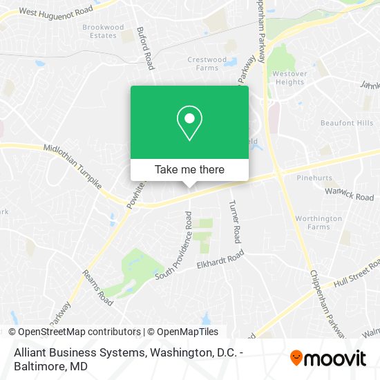 Mapa de Alliant Business Systems