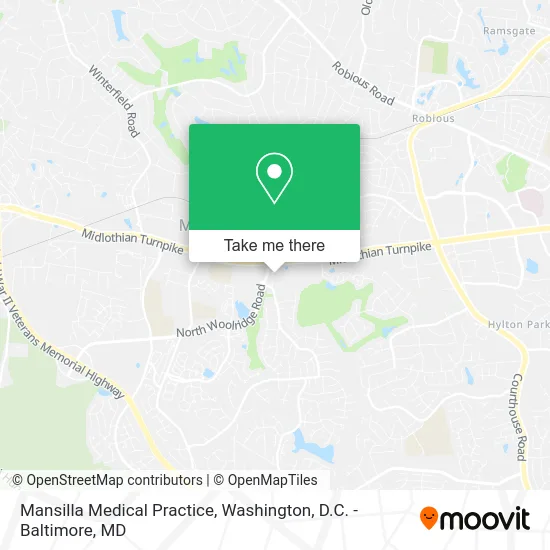 Mansilla Medical Practice map