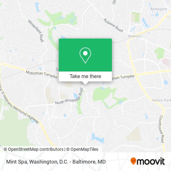 Mint Spa map