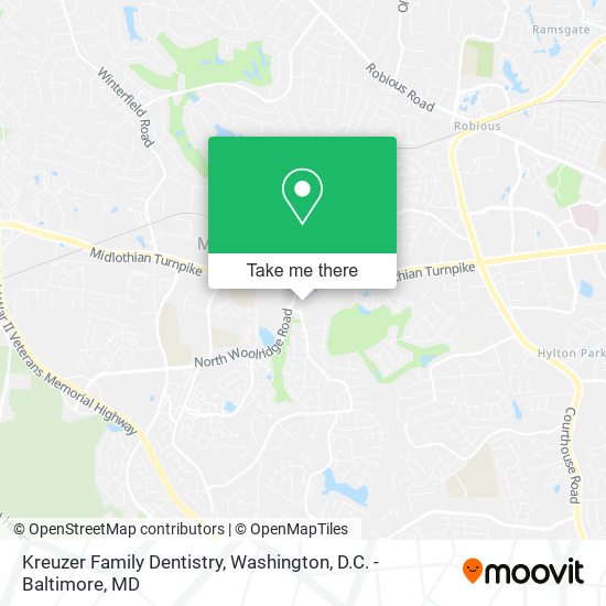 Kreuzer Family Dentistry map