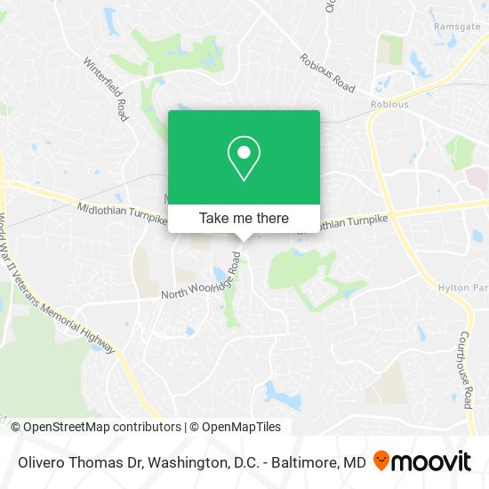 Mapa de Olivero Thomas Dr