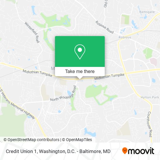 Credit Union 1 map