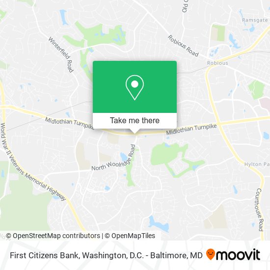 First Citizens Bank map