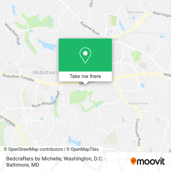 Bedcrafters by Michelle map