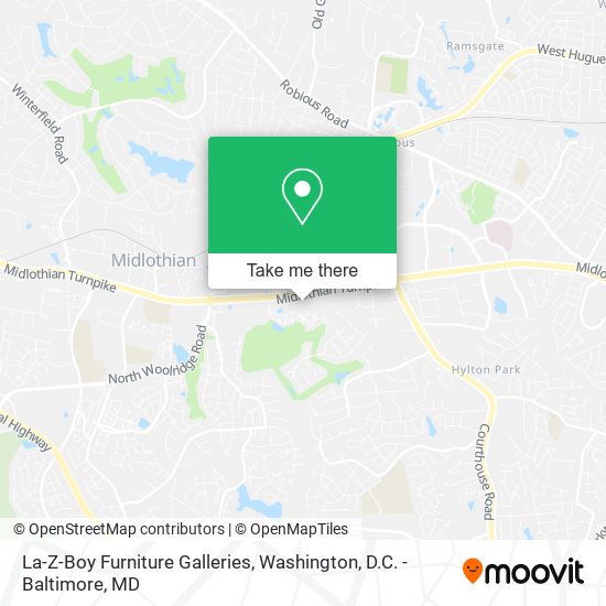 La-Z-Boy Furniture Galleries map