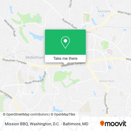 Mission BBQ map