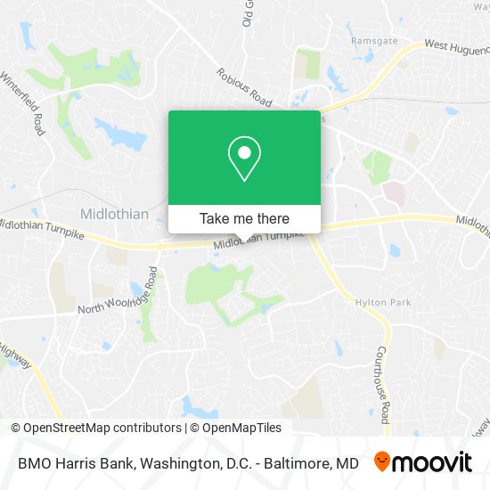 BMO Harris Bank map