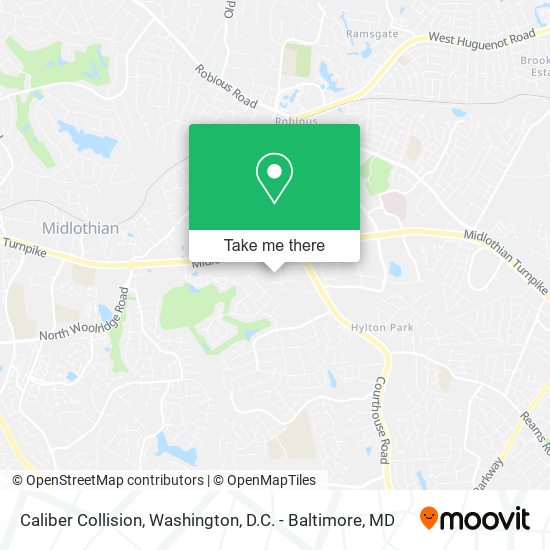 Caliber Collision map