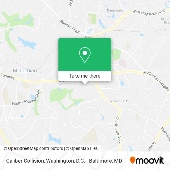 Caliber Collision map