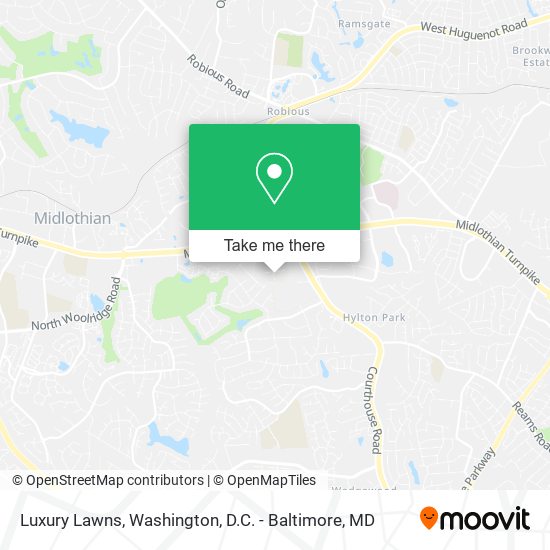 Luxury Lawns map