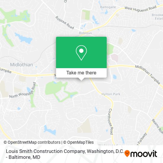 Mapa de Louis Smith Construction Company