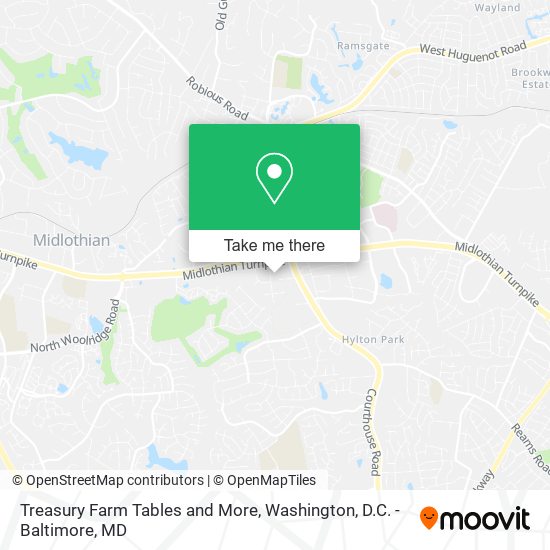 Treasury Farm Tables and More map