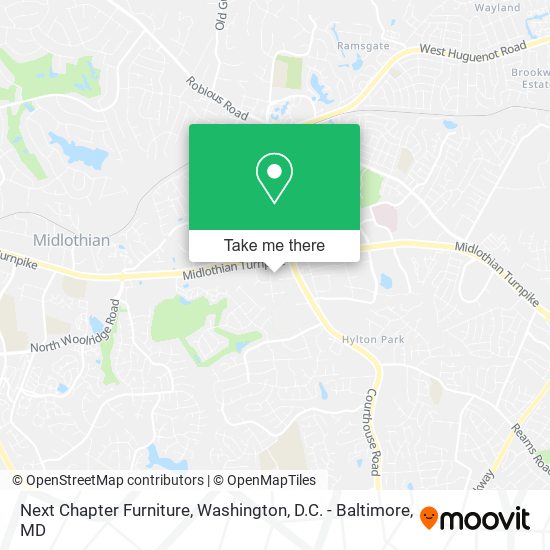 Next Chapter Furniture map