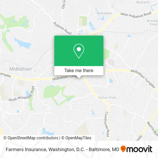Farmers Insurance map