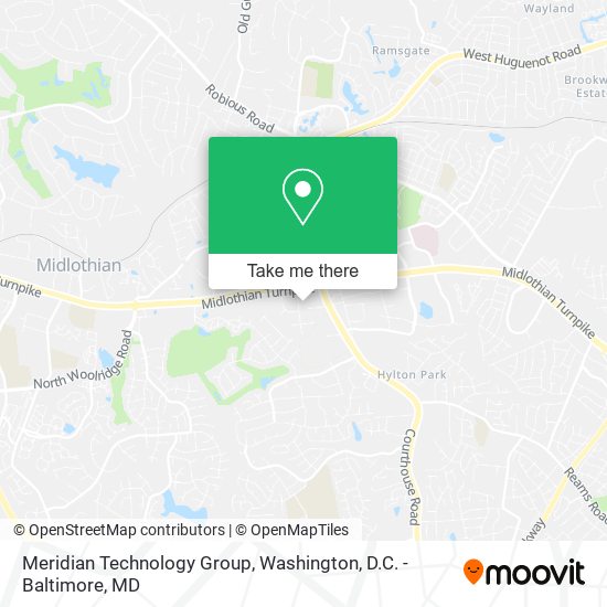 Mapa de Meridian Technology Group