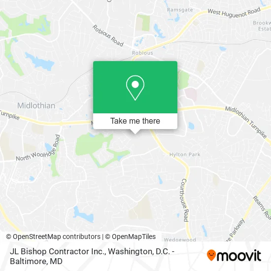 JL Bishop Contractor Inc. map