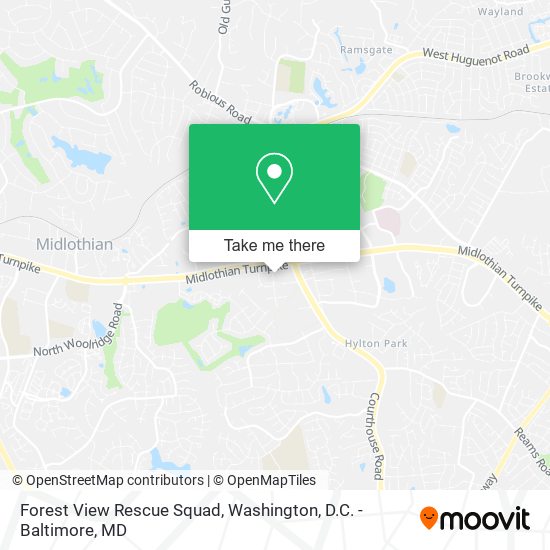 Forest View Rescue Squad map