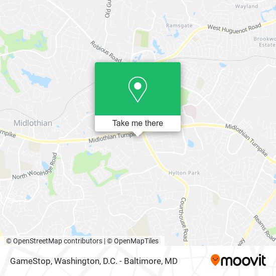 GameStop map