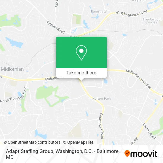 Adapt Staffing Group map