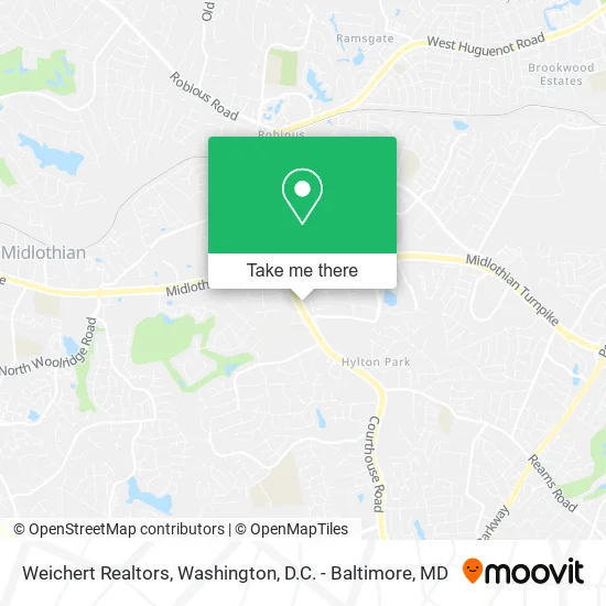 Mapa de Weichert Realtors