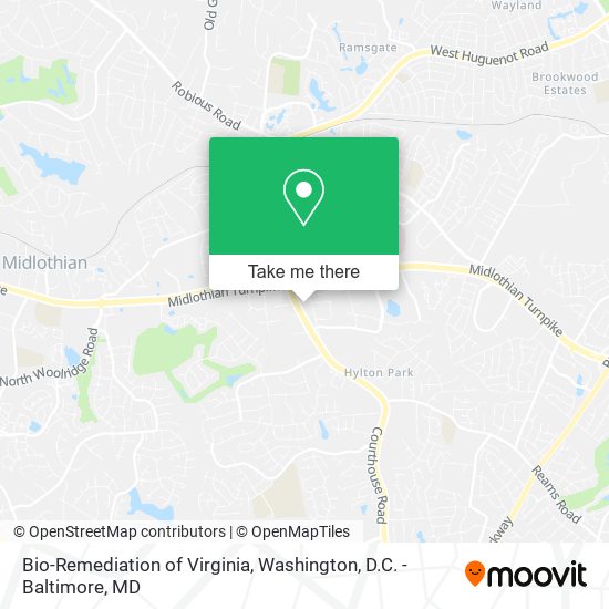 Bio-Remediation of Virginia map