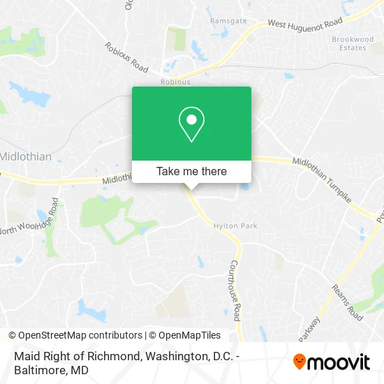 Mapa de Maid Right of Richmond