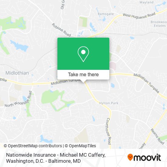 Mapa de Nationwide Insurance - Michael MC Caffery