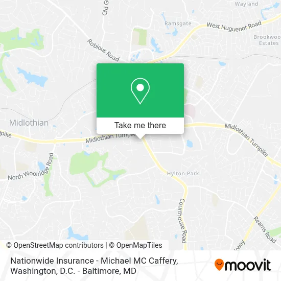 Nationwide Insurance - Michael MC Caffery map